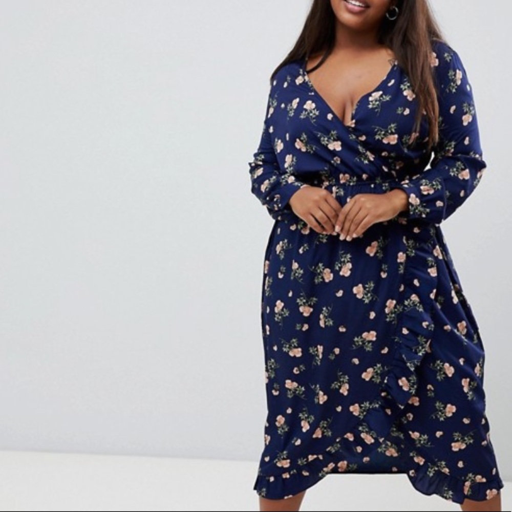 ASOS Navy Floral Dress BRAND NEW